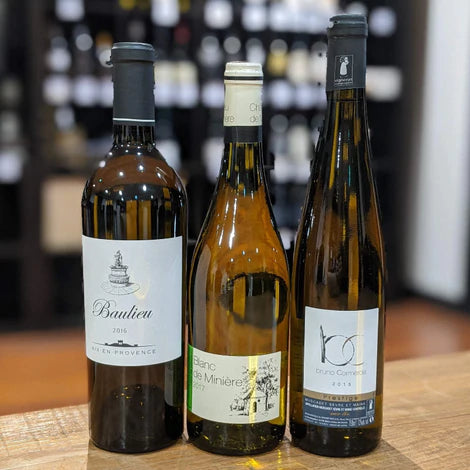 Coffret beaux jours, 3 vins blancs - 39€ TTC