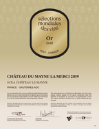 Château du Mayne la Merci, Sauternes, liquoreux