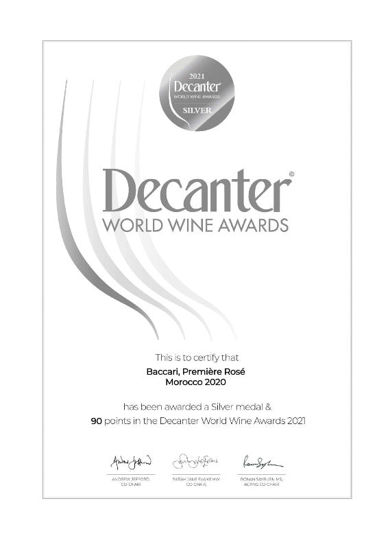 Domaine de Baccari "Première de Baccari cuvée rosé", Maroc, rosé