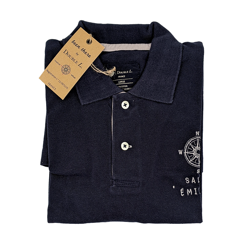 Polo Double L "BEEN THERE" Saint-Emilion