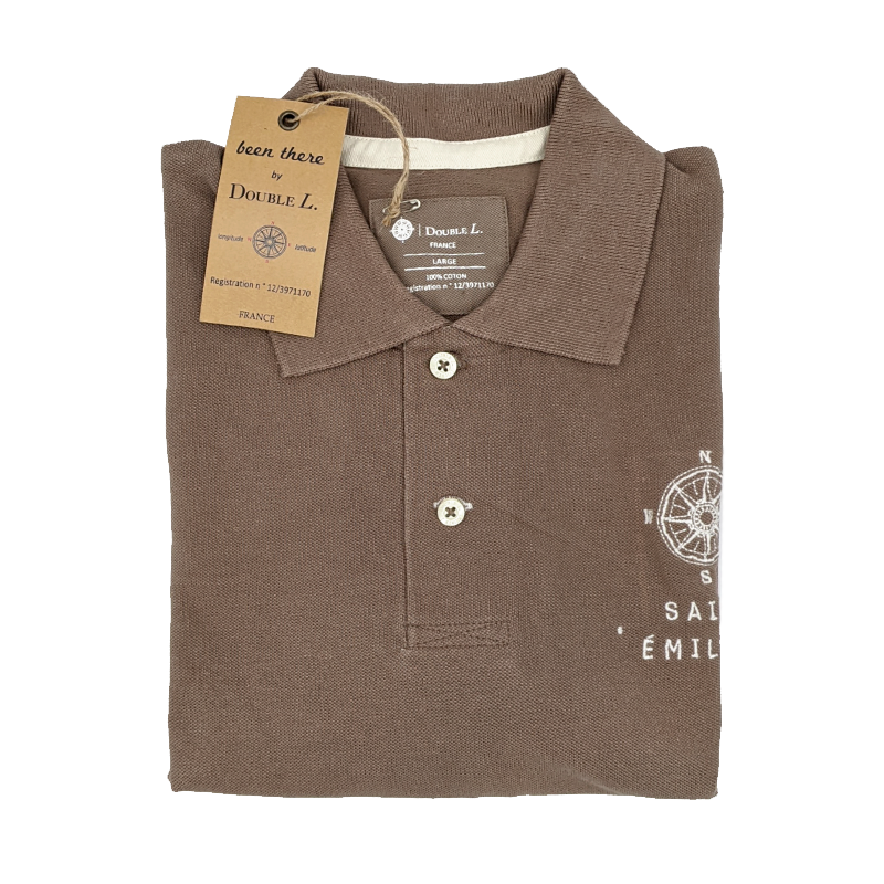 Polo Double L "BEEN THERE" Saint-Emilion