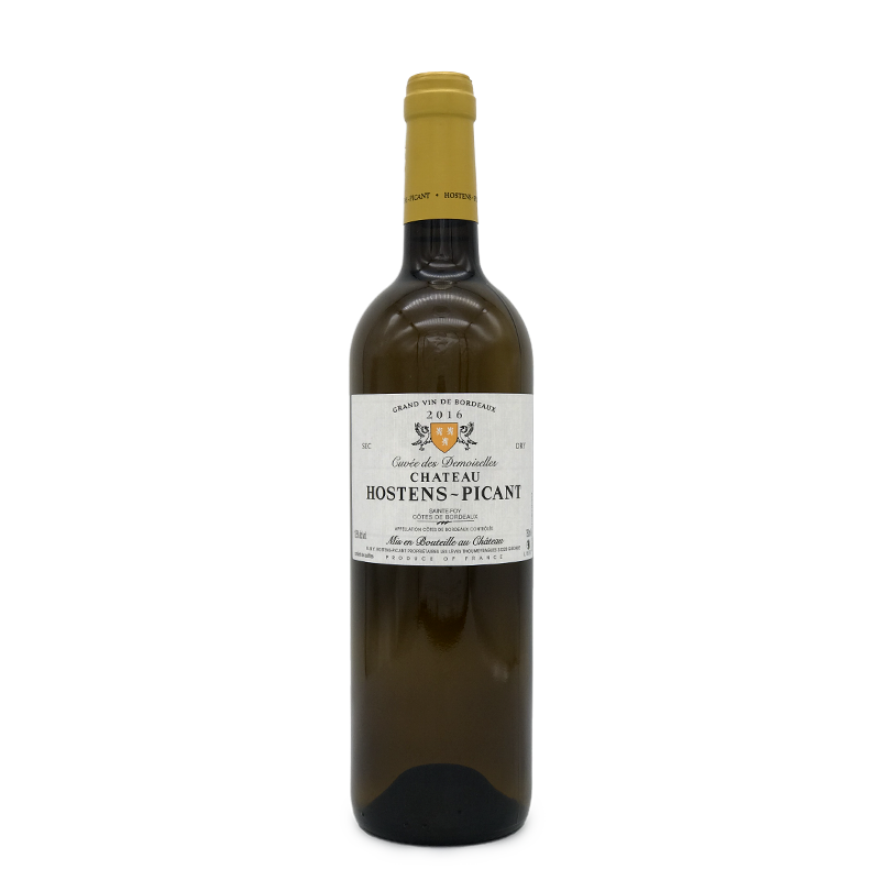 Château Hostens-Picant, cuvée des Demoiselles, Sainte-Foy Bordeaux, blanc