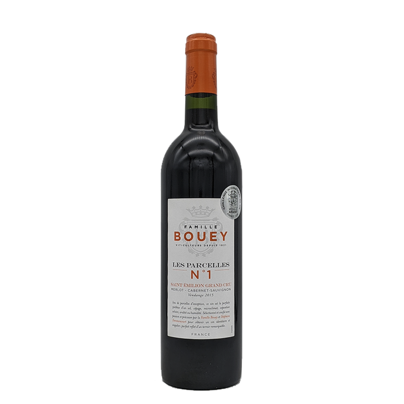 Les Parcelles N°1, Bouey et Derenoncourt, Saint-Emilion Grand Cru, rouge
