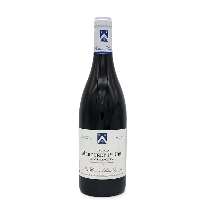 Les Héritiers Saint-Genys "Clos Marcilly", Mercurey 1er Cru, rouge